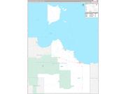 Lake Of The Woods County Wall Map Premium Style 2022